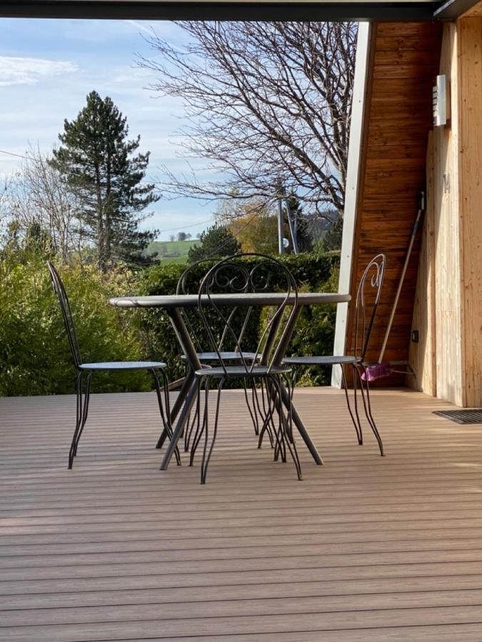 Au-Doux-Altic Chalet Romantique Avec Jacuzzi Et Sauna Métabief Exteriör bild
